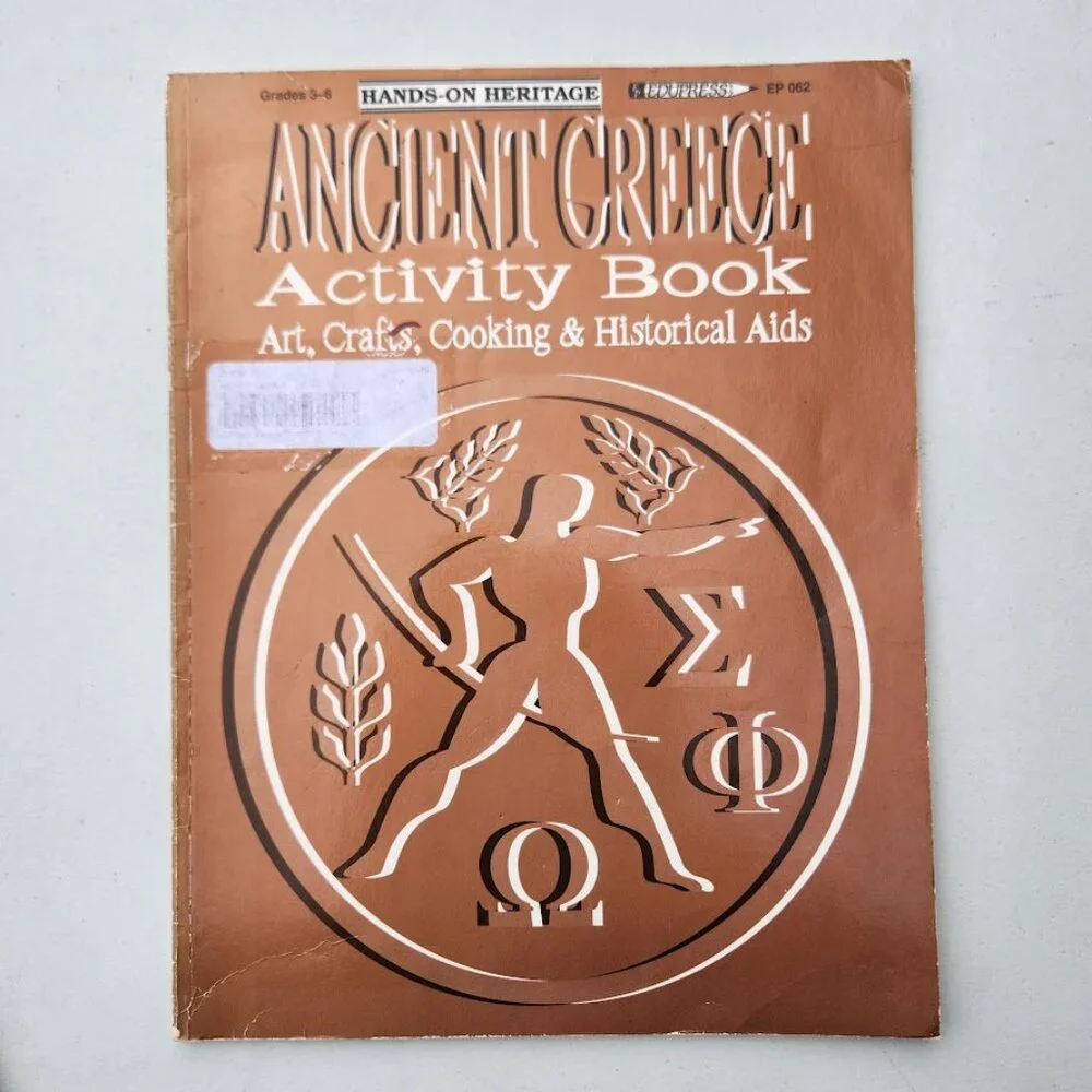 Ancient Rome Greece Hands-On Heritage Book Bundle Art, Crafts, Cooking, History